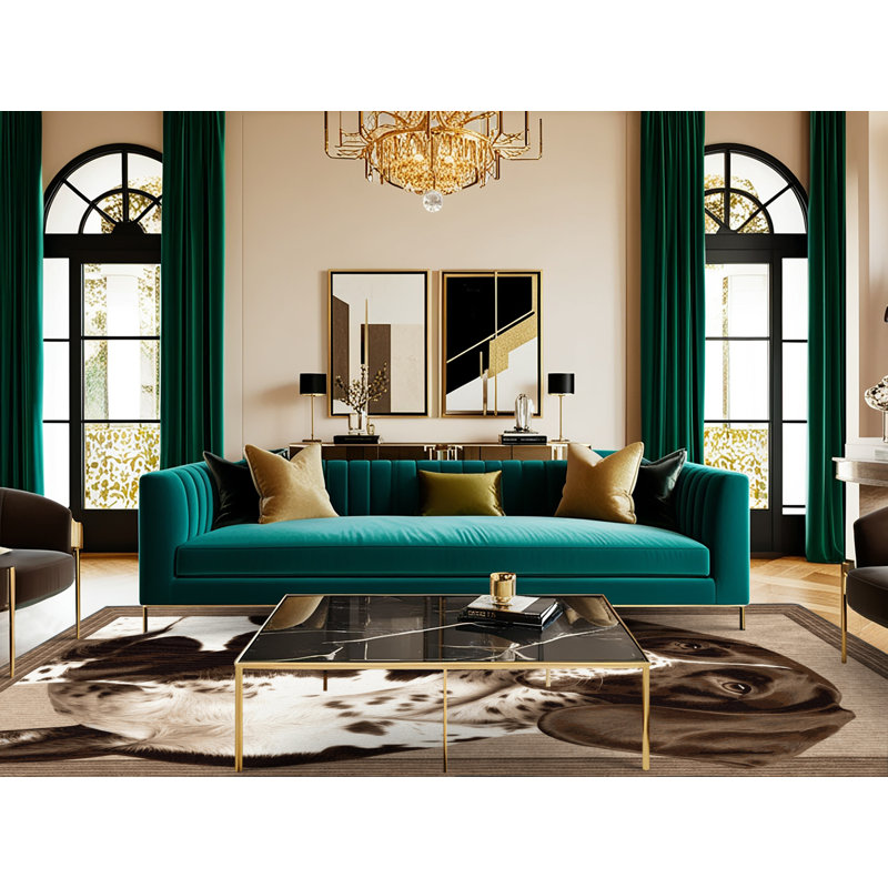  Tapis lavable à poil court allemand avec poils courts, Rectangulaire 2 pi x 3 pi
