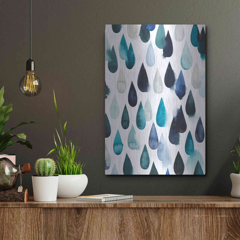 «Water Drops II» par Grace Popp, H 16 po x l 12 po