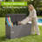 100 Gallon Indoor Outdoor Lockable Storage Box, Large Water Resistant Resin Deck Box-125522458