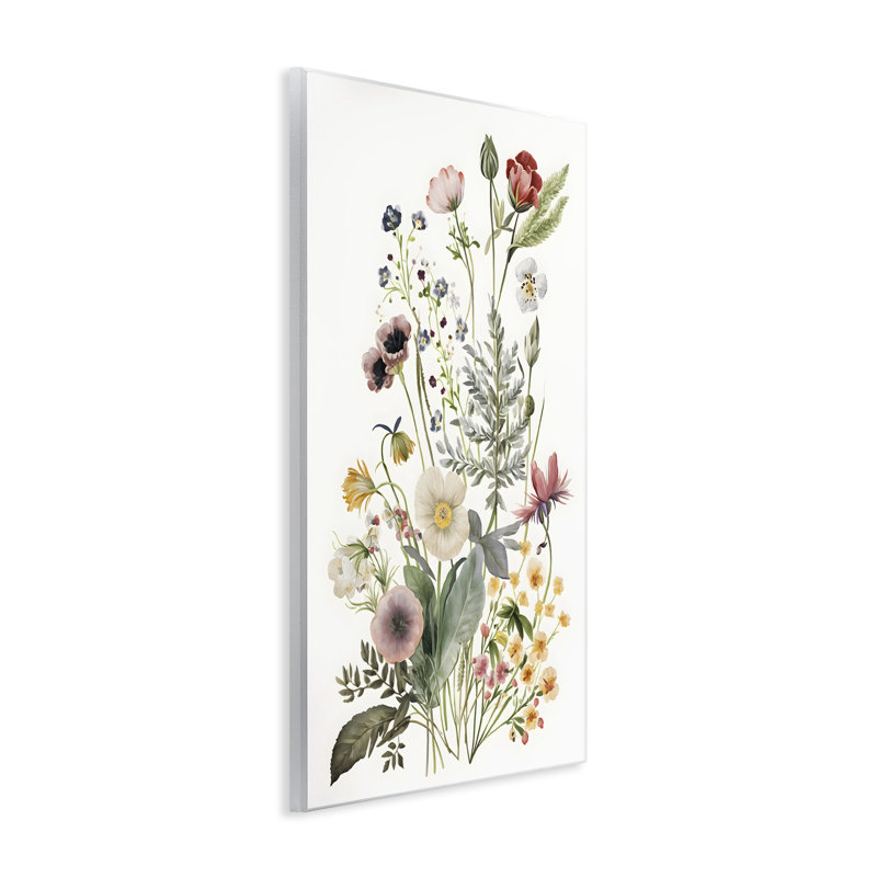 Bb-280-Bois fleurs de printemps subtiles, H 19 po x l 13 po x P 0,5 po