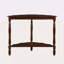 Console en forme de demi-lune de 42 po avec plateau et pieds ouverts-1334597846