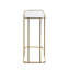 Marseilles Glass Top Frame End Table