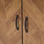 Armoire moderne avec rangement - Armoire de rangement en bois avec portes et tablettes, fabrication en bois durable pour une utilisation polyvalente