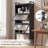 5-Tier Kitchen Baker's Rack with Flip-up PC Doors & Wheels