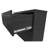 4-Drawer Vertical Metal File Cabinet with Lock, Black Office Storage Unit-145930681