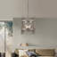 Lustre cylindrique à 3 lumières avec accents de cristal Connor