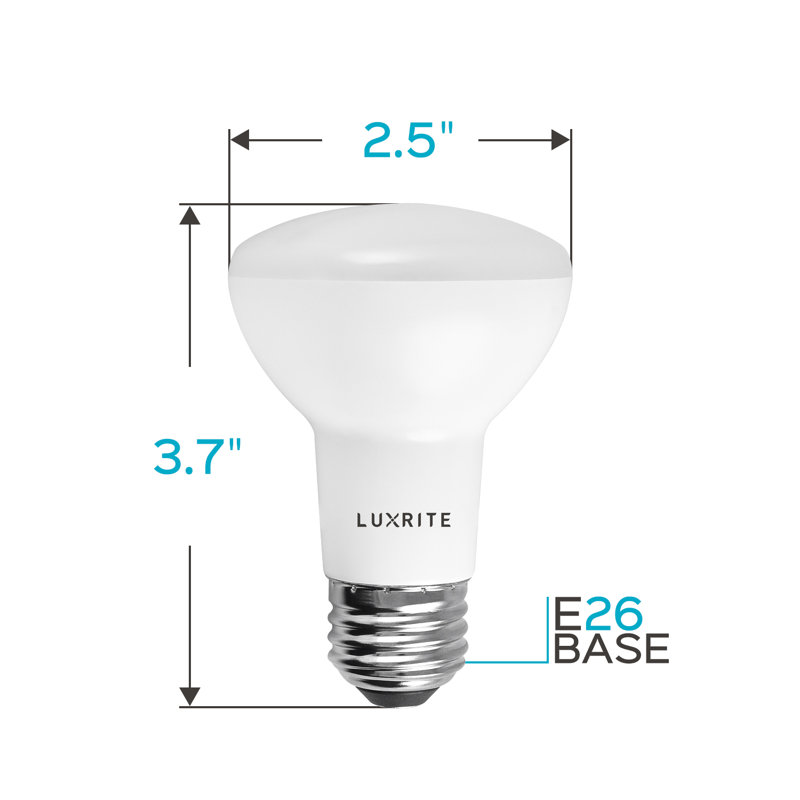 6.5 Watt (45 Watt Equivalent), BR20 LED, Dimmable Light Bulb, E26/Medium (Standard) Base, 6500K