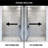 Elan Hart 56-60" W x 76" H Sliding Frameless Shower Door with 3/8" Clear Glass-98606620