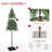 Prelit Pencil Artificial Christmas Tree