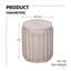 Table de bout ronde 17 po H