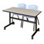 Table de nidification Nickls, 2 chaises empilables-32668136-32668129