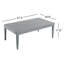 Whitman Metal Coffee Table-659137483