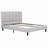 Upholstered Platform Bed, Tufted Headboard(Only Bed)-454992639