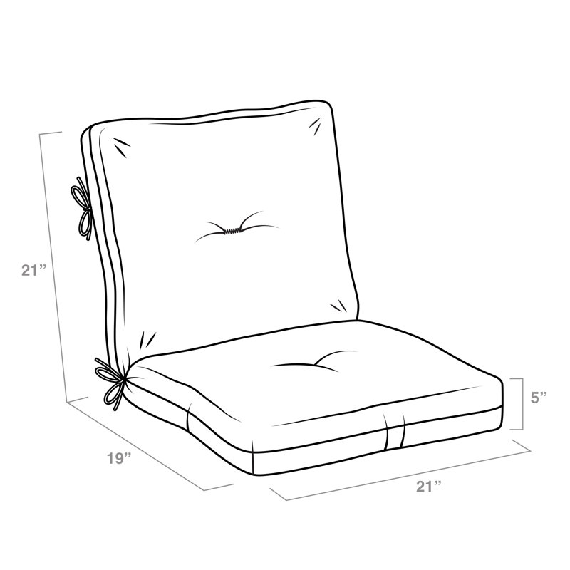 Coussin de chaise de salle à manger Arden Plush