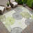 Machine Washable Indoor/Outdoor Chantille ACN2351 Abstract Rug-886740588