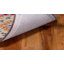 Tapis touffeté à la main en coton / laine rouge / ivoire Chadbourn-614396287
