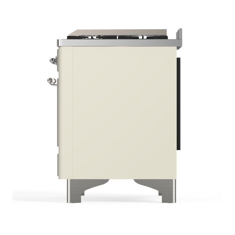 Majestic III Series 48 Inch Dual Fuel Range with 5 Sealed Burners, Griddle, Frenchtop in Matte Graphite (Liquid Propane, Burnished Trim)