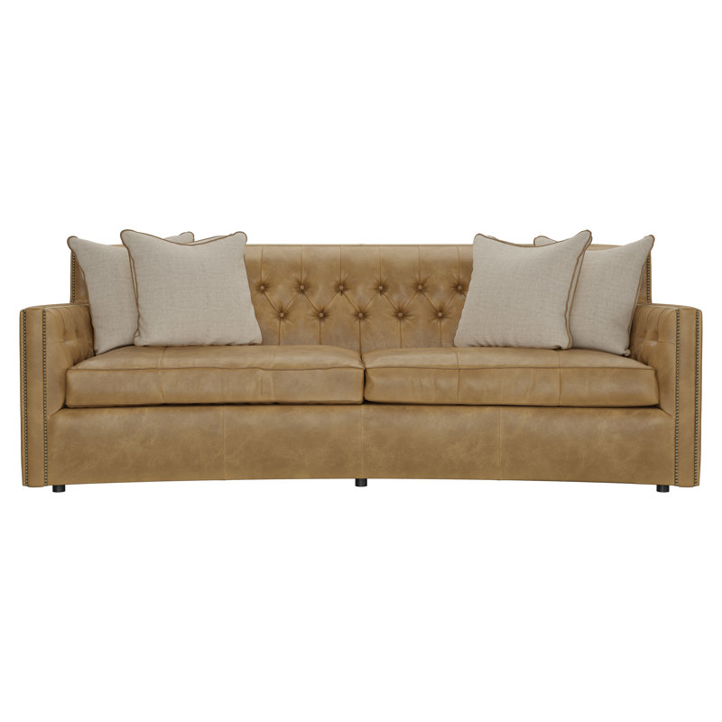 Candace Upholstered 96'' Sofa, Brown