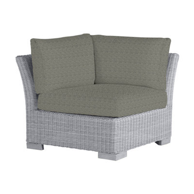 Club Woven Patio Lounge Chair with Cushions