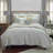Treina Traditional Linen Damask Duvet Cover-19768055