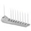 George Schmidt Nickel-Plated Brass Menorah
