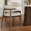 Ensemble de table de salle à manger à piédestal de taille moyenne avec chaises ergonomiques en similicuir-130030575-130030576-130030578