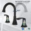 ° Robinet pivotant en métal noir mat - Style moderne pour une utilisation polyvalente dans la salle de bain