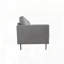 Chaise d'appoint rembourrée en lin