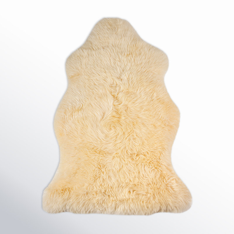 Izola Sheepskin Animal Print Indoor Rug, 2' x 3'