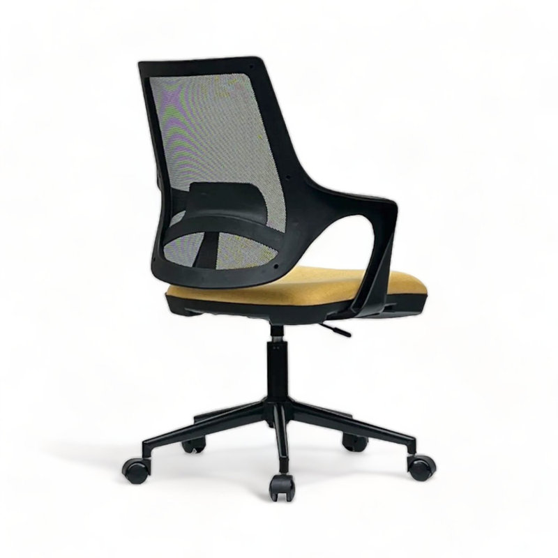 Cashay Foam Padding Office Chair, Yellow
