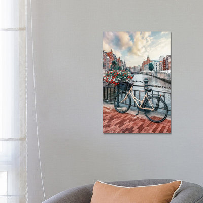 With Flowers by Manjik Pictures - No Frame Gallery-Wrapped Canvas Giclée on Canvas