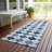 Machine Washable Indoor/Outdoor Leavittsburg ACN2237 Geometric Rug-1804966326