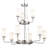 Vetivene 9 - Light Steel Dimmable Chandelier-70048123