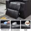 Fauteuil inclinable électrique en cuir Vegan-1331762257