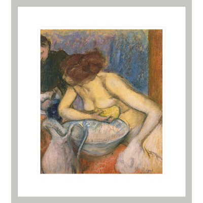 La toilette par Edgar Degas - estampe numérique encadrée