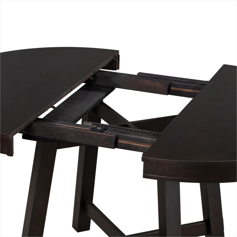 Comme sur la photo 16, table à manger au design ajustable, détails en bois massif et poids du produit de 35,8 kg