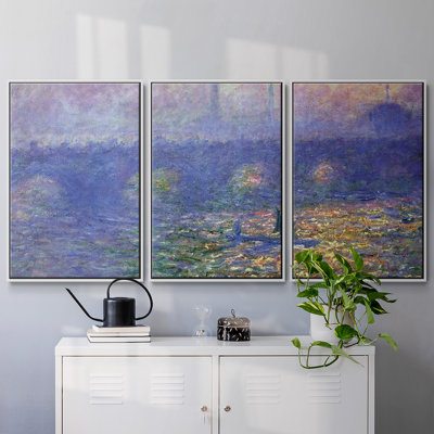 " Waterloo Bridge By Monet " 3 - Pieces
