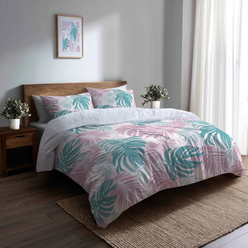 Ensemble de 6 édredons Tropical pour ados - Ensemble de literie Vibrant Teen Tropics, Queen Comforter + 3 Additional Pieces