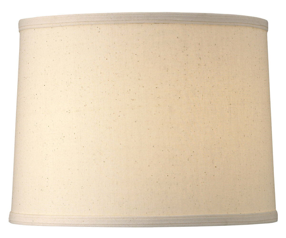 Medallion Lighting 9'' H x 12'' W Linen Drum Lamp Shade & Reviews | Wayfair