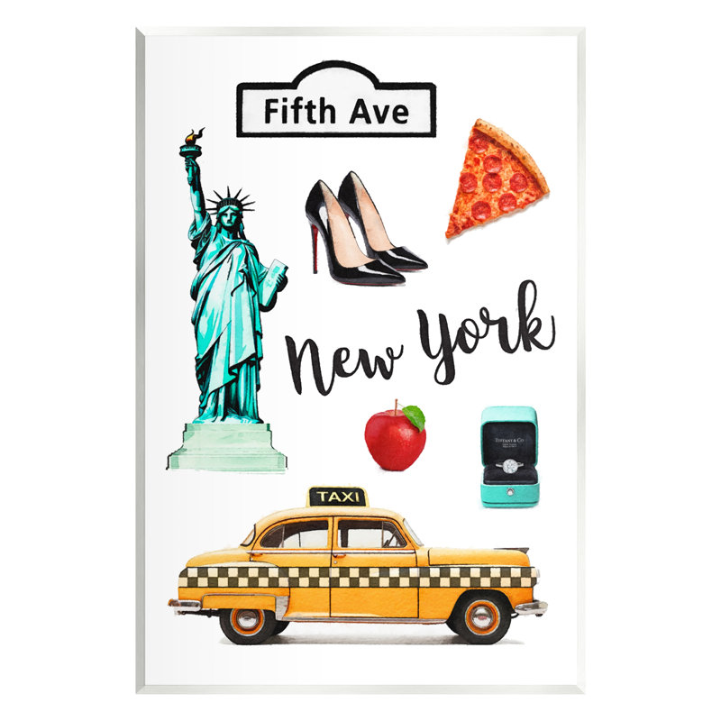 New York Glam Travel par Amanda Greenwood, H 15 po x l 10 po x P 0,5 po