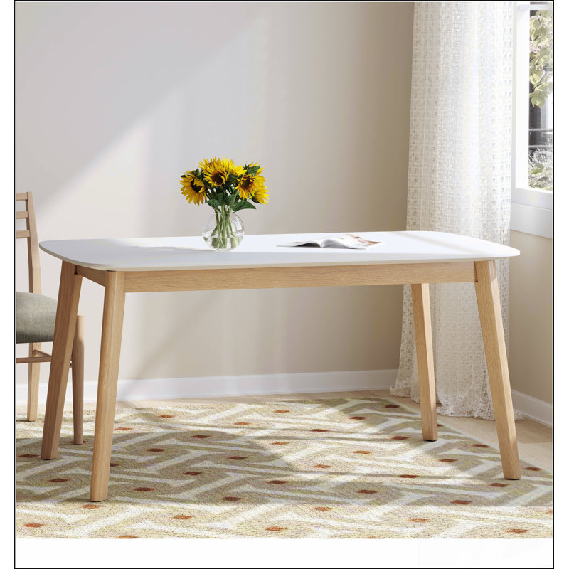 Table à manger Essentiel à la maison, durable et robuste, et attrayant, Blanc