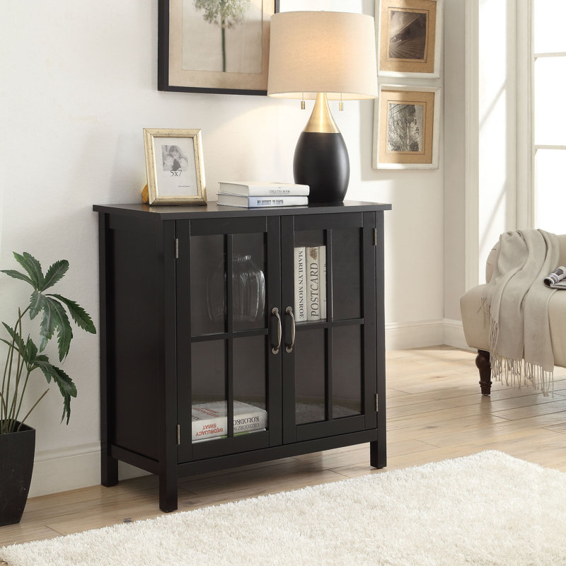 Omolana Accent Cabinet, Black