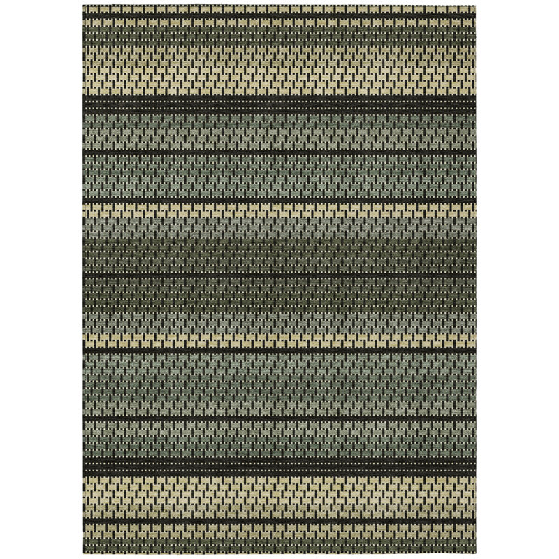 Machine Washable Indoor/Outdoor Chantille ACN2427 Stripes Rug, Rectangle 8' x 10'