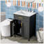 Ensemble de meuble-lavabo 24 po avec lavabo en céramique