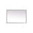 Sabine Metal Rectangle Wall Mirror-86933726-86867421