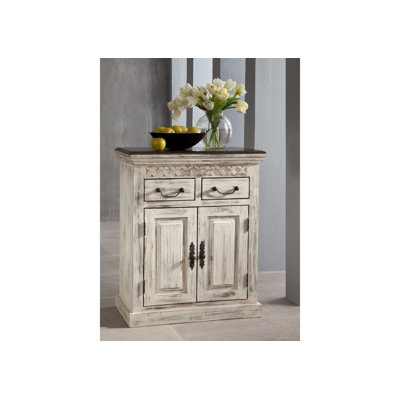 Castle Solid Wood 70 cm W Chest of 2 Drawers