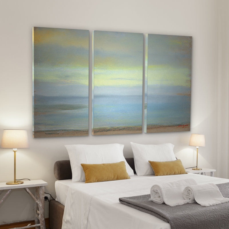 « marine coucher de soleil degas », image multi-pièces sur toile tendue, H 24 po x l 36 po x P 1,5 po