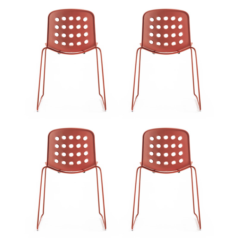 Chaise d'appoint Holi, Terre cuite rouge