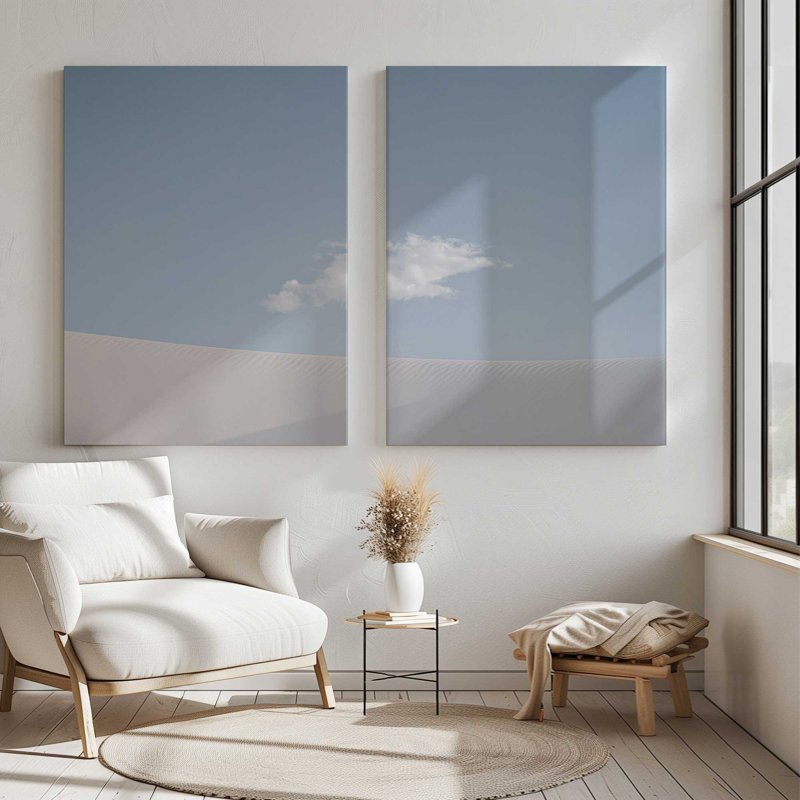 Sables de tranquillité | Impression sur toile 2 panneaux, H 36 po x l 54 po
