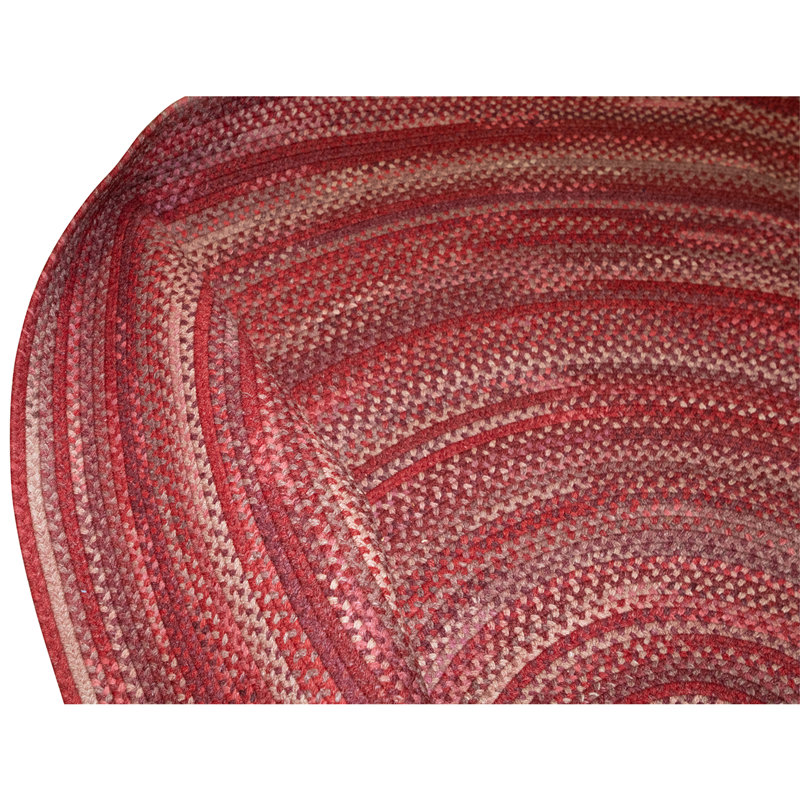 Flatweave Area Rug in Red